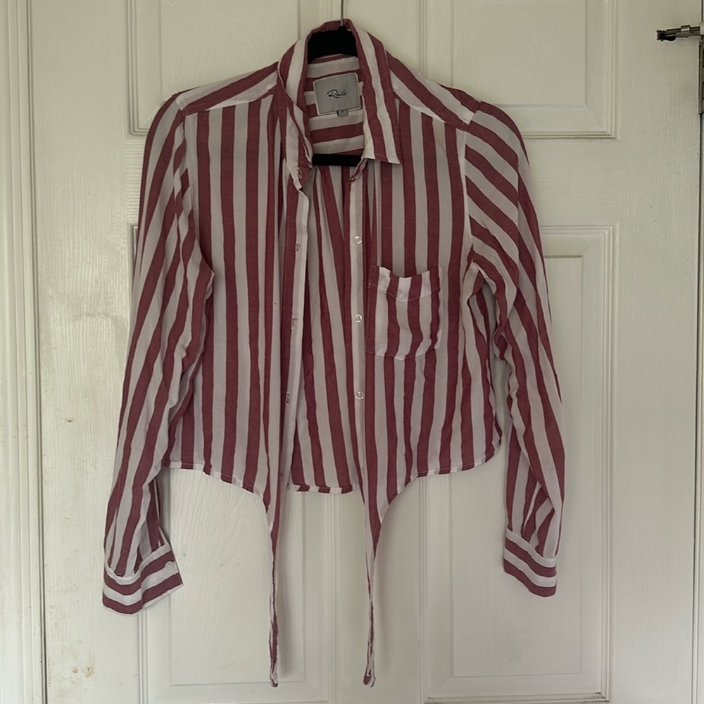 Striped blouse. Lightly worn